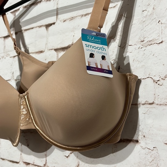 🆕Vanity Fair Radiant Smoothing Bra, Size 42F(DDD) - Picture 7 of 9